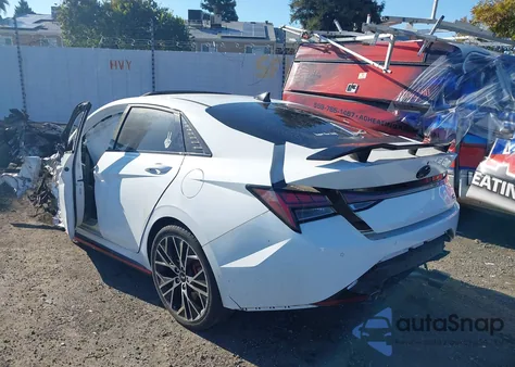 2022 Hyundai Elantra N z USA, uszkodzony, nr VIN KMHLW4AK3NU004140